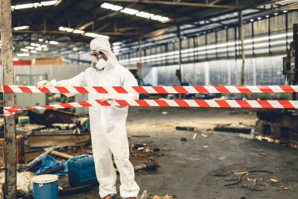 Professional Sewage Cleanup technician working in Fair Lawn, NJ